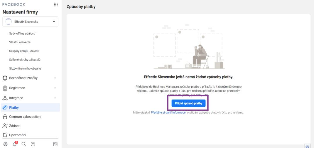 a1-Ako pridať platobnú metódu do Business managera-effectix
