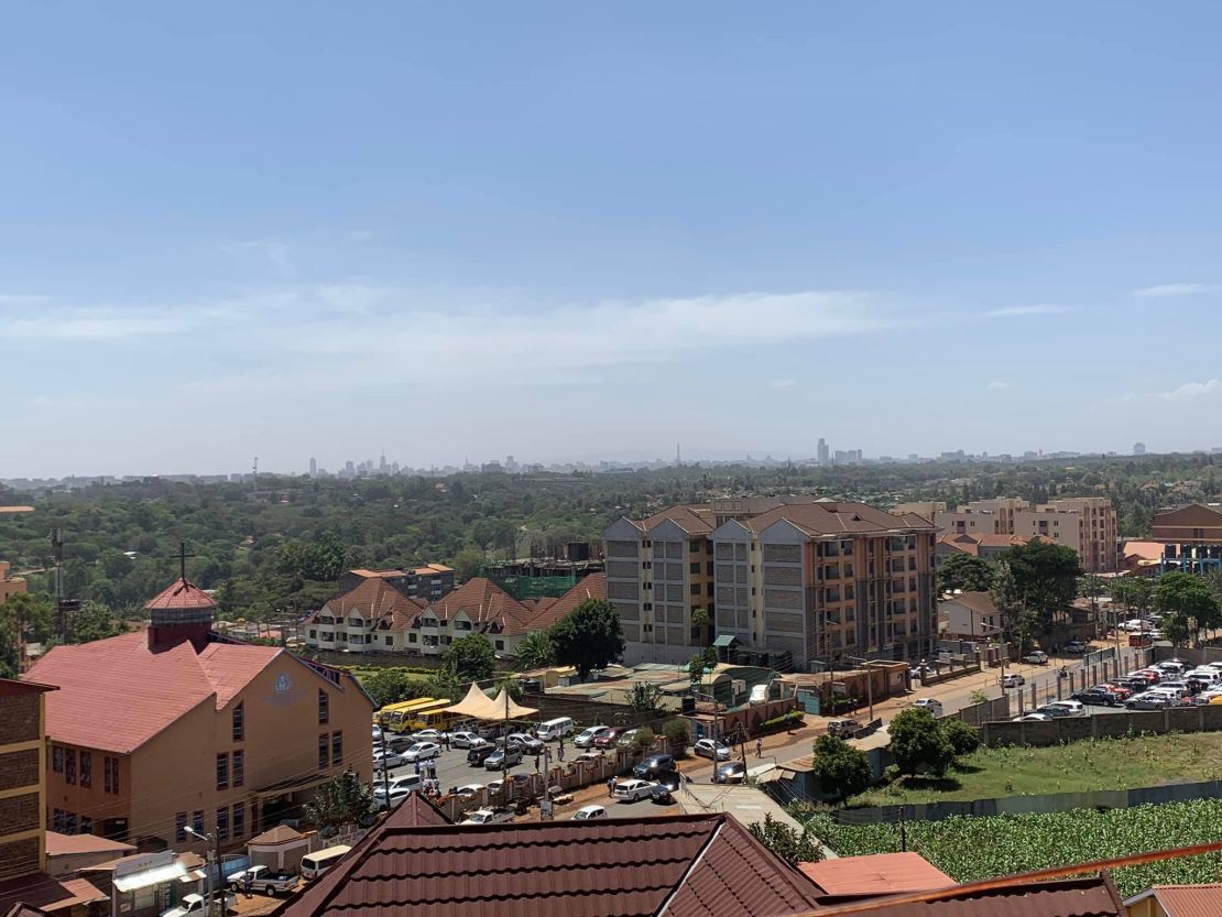 Pohled na město Nairobi Pohled na město Nairobi