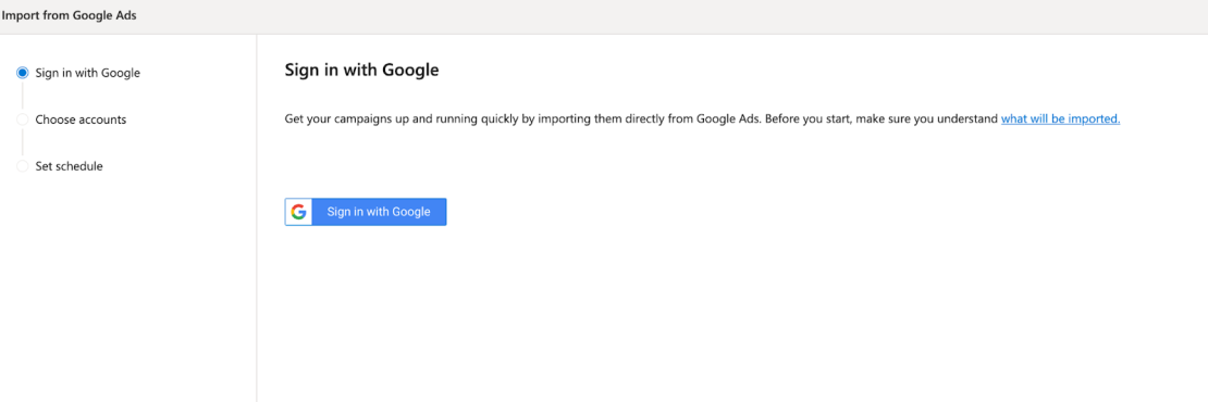 Účet Google Ads